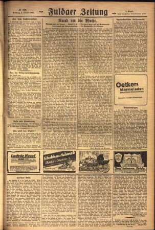 Zweite Ausgabe vom Sonntag, den 03. Oktober 1926.