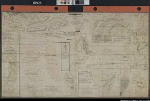 "Carte von den landesfürstl. Forsten im Amte Iburg, welche die Reviere in den Gegenden von Dissen, Hilter, Schledehausen und Belm enthält" (Vor dem Titel: "Nr. II" - I = K 73 Nr. 109 H) 16 Teilzeichnungen, z. T. mit Angaben über den Waldzustand Enthält: angeheftet zum Hiltener und zum Erpener Bergteil (Am Wedeberg) zwei Aktenblätter betr. die Veränderungen nach der Messung von 1824 (wie K 73 Nr. 106 H) Ausf.-Art: Herst.: Format: Maßstab:
