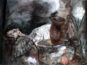 Stilleben mit Hammel und Hyazinthe