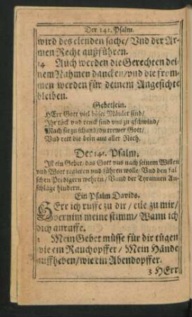 Der 141. Psalm. - Der 150. Psalm.
