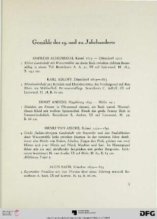 Gemälde des 19. und 20. Jahrhunderts (Nr. 1-233)