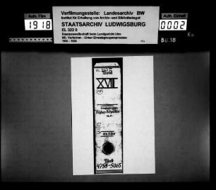 Leitzordner XVIII, Blatt 4753-5065 (Sitzungsprotokoll Blatt 4943-5065 gebunden)