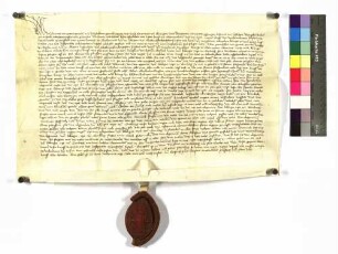 Johannes [von Hürnheim], Abt des Stifts Sankt Veit zu Ellwangen, vidimiert: [U 424].