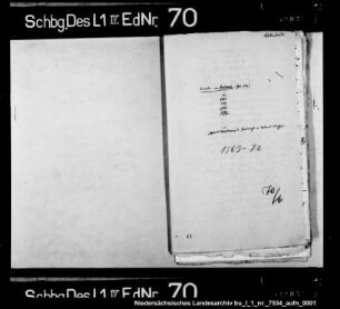 Lambert von Amelunxen betr. die Pfandschaft von Haus Mesmerode