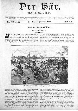 Sonnabend, 1. September 1900 Nr, 35