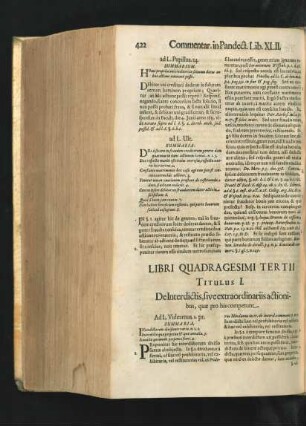 Libri Quadragesimi Tertii.