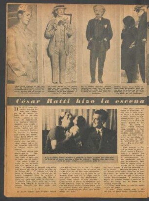 César Ratti hizo la escena final de su propio drama