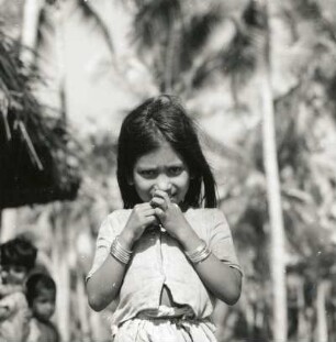 Indien. Indisches Mädchen aus Calicut