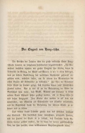 Der Engpaß von Yang-Tschu