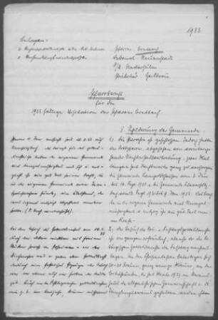 Brettach: Pfarrbericht 1933