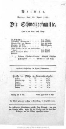 Die Schweizerfamilie