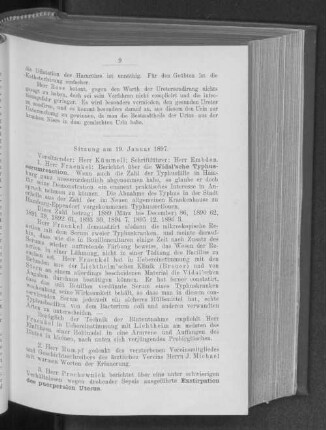 Sitzung am 19. Januar 1897.
