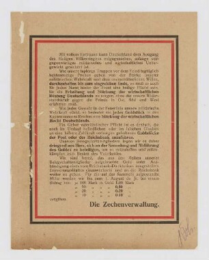 Sammlung von Gold