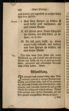 158-168, Ich erinnere noch einmal wider allen ...
