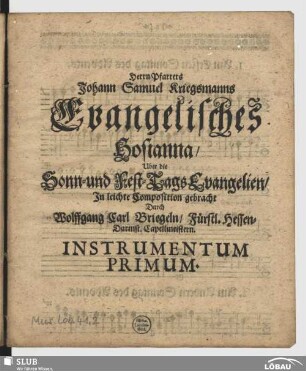 Evangelisches Hosianna