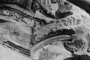 Ruine der Frauenkirche. Detail aus dem Altar