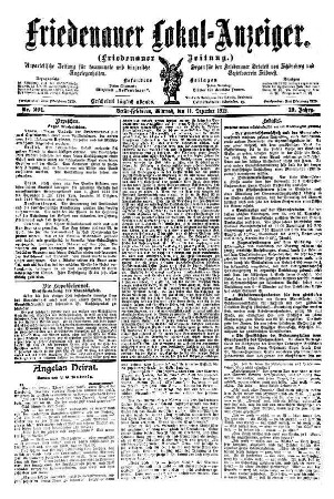 Nr. 291, 11.12.1912