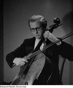 Porträt Clemens Dillner (1925-1995; 1. Konzertmeister Staatskapelle Dresden)