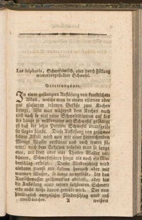Lae sulphuris