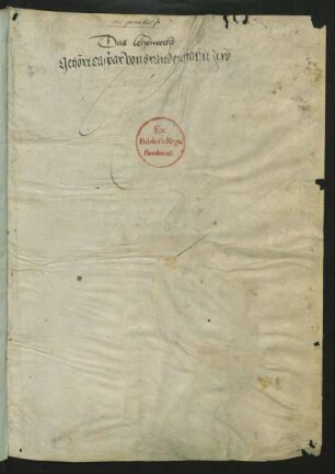 Sachsenspiegel (Lehnrecht) mit Glosse - Richtsteig Lehnrechts : Ms. germ. fol. 9