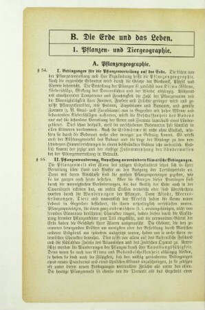 B. Die Erde und das Leben