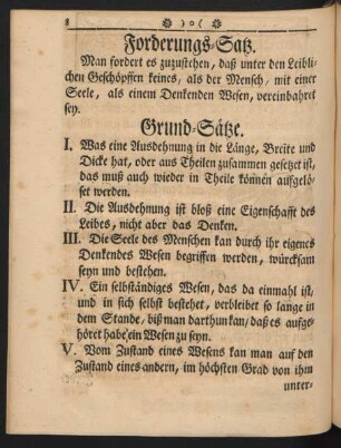 Forderungs-Satz.