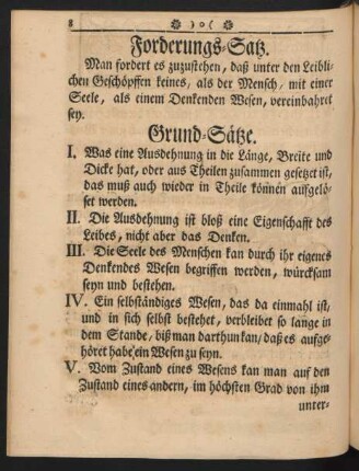Forderungs-Satz.