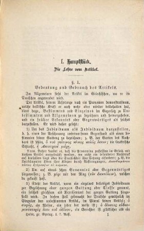 Anleitung zum Uebersetzen aus dem Deutschen ins Griechische, 2. Elementarbuch der griechischen Syntax