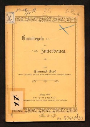 Grundregeln des Futterbaues