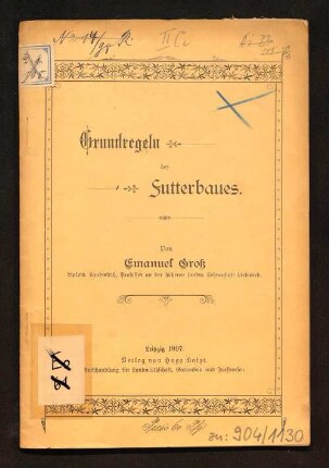 Grundregeln des Futterbaues
