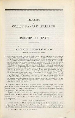 Lavori parlamentari del nuovo Codice Penale, Italiano, 7