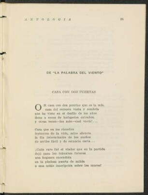 De "La palabra del viento"