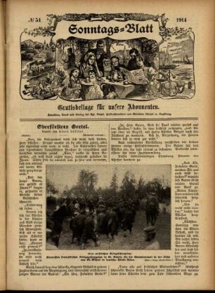 Ausgabe vom Sonntag, den 20. Dezember 1914.