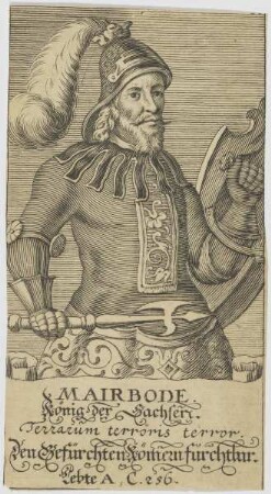 Bildnis des Mairbode, König der Sachsen