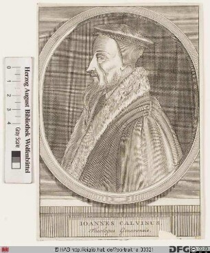 Bildnis Johannes Calvin (eig. Jean Cauvin)