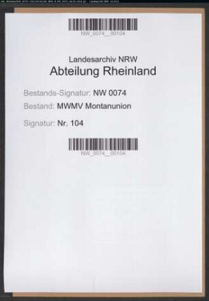 Beziehungen zwischen Montanunion und den Vereinten Nationen
