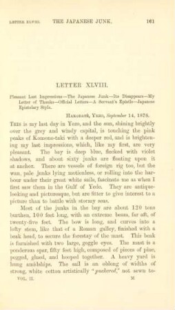 Letter XLVIII. Pleasant last impressions ...