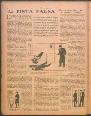 La pista falsa : Un cuento policial de Johnson y Palmer