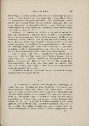 VIII. Pan Tadeusz, Aarhundredets eneste fortællende Digtning. Mickiewicz og Rzewuski. Mickiewicz's Betydning