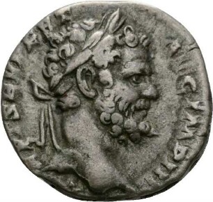 Denar des Septimius Severus mit Darstellung des Apollon