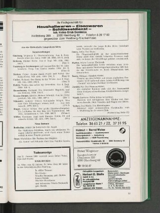 Aus der Bücherhalle Langenhorn-Mitte
