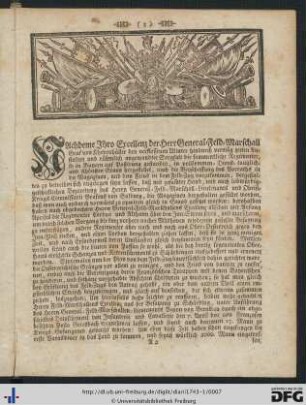 Anfang des Diarii.