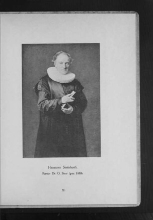 Pastor Dr. G. Baur (gest. 1859)