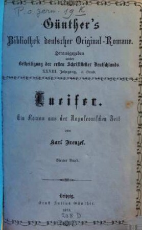 Lucifer : ein Roman aus der Napoleonischen Zeit. 4