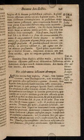121-127, Hic celebraturus lectionem abrumpat