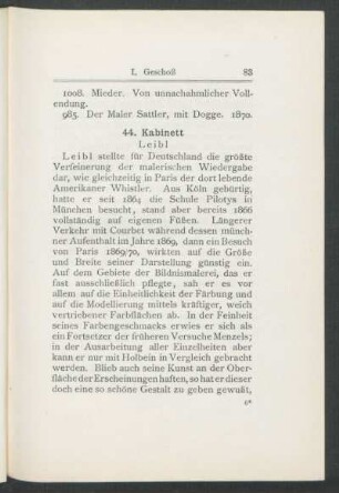 44. Kabinett - Leibl