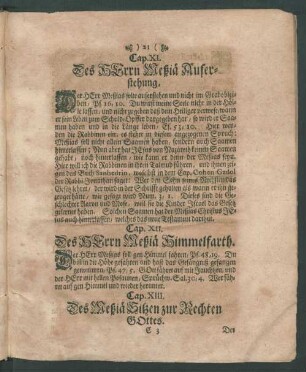 Cap. XII. Des HErrn Meßiä Himmelfarth