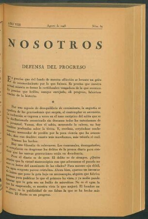 Defensa del progreso