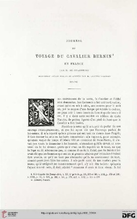 2. Pér. 22.1880: Journal du voyage du cavalier Bernin en France, [13]