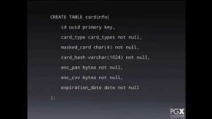 The PCI Compliant Database